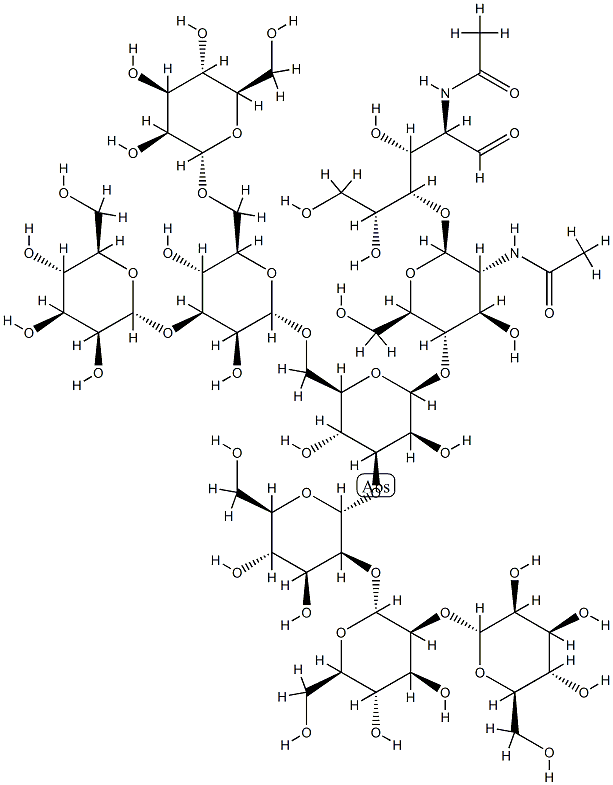 OligoMannose-7D1 (Man-7D1) Struktur