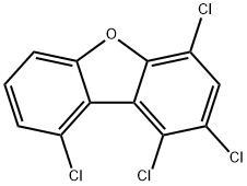 1,2,4,9-TCDF Struktur