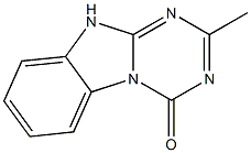 1,3,5-Triazino[1,2-a]benzimidazol-4(1H)-one,2-methyl-(9CI) Struktur