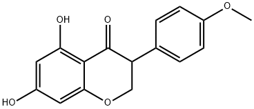 2,3-dihydrobiochanin A Struktur