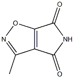 4H-Pyrrolo[3,4-d]isoxazole-4,6(5H)-dione,3-methyl-(9CI) Struktur