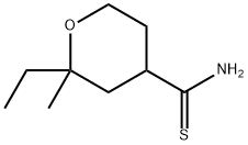 2H-Pyran-4-carbothioamide,2-ethyltetrahydro-2-methyl-(9CI) Struktur