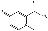 2-Pyridinecarboxamide,1,4-dihydro-1-methyl-4-oxo-(9CI) Struktur