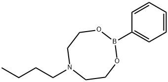 6-Butyl-2-phenyl-1,3,6,2-dioxazaborocane Struktur