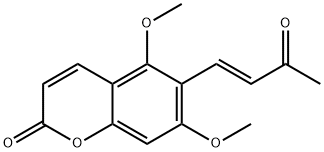 5-メトキシスベレノン 化學(xué)構(gòu)造式