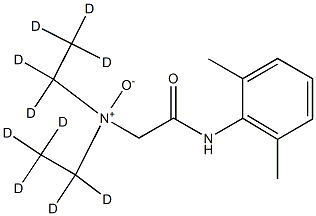 Lidocaine-d10 N-Oxide Struktur