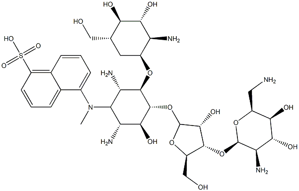 dansylparomomycin Struktur