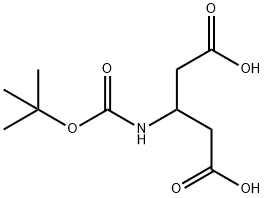 3-(N-Boc)pentanedioic acid Struktur