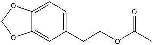 1,3-Benzodioxole-5-ethanol,5-acetate Struktur