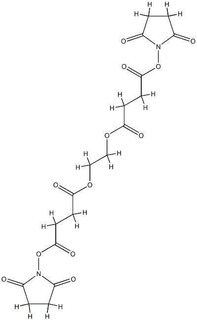 polyethylene glycol bis(succinimidyl succinate) Struktur