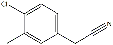 2-(4-chloro-3-methylphenyl)acetonitrile Struktur