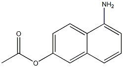 2-Naphthol,5-amino-,acetate(ester)(5CI) Struktur