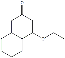 2(1H)-Naphthalenone,4-ethoxy-4a,5,6,7,8,8a-hexahydro-(5CI) Struktur