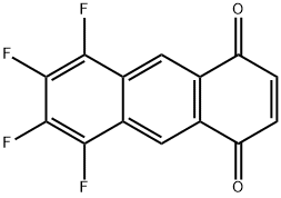 5,6,7,8-Tetrafluoro-1,4-anthracenedione Struktur