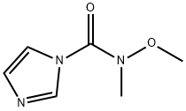 N-Methoxy-N-methyl-1H-imidazole-1-carboxamide Struktur