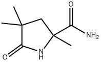 2-Pyrrolidinecarboxamide,2,4,4-trimethyl-5-oxo-(7CI,9CI) Struktur