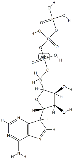 9-deazaadenosine triphosphate Struktur