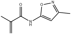 2-Propenamide,2-methyl-N-(3-methyl-5-isoxazolyl)-(9CI) Struktur