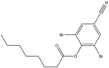 Bormoxynil Octanoate Struktur