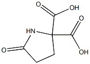 2,2-Pyrrolidinedicarboxylicacid,5-oxo-(6CI,9CI) Struktur