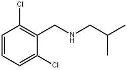 [(2,6-dichlorophenyl)methyl](2-methylpropyl)amine Struktur