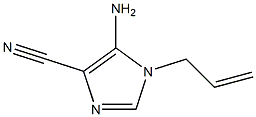 1H-Imidazole-4-carbonitrile,5-amino-1-(2-propenyl)-(9CI) Struktur