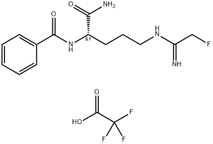 F-Amidine (trifluoroacetate salt) Struktur