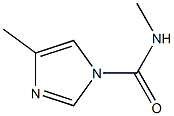 1H-Imidazole-1-carboxamide,N,4-dimethyl-(9CI) Struktur