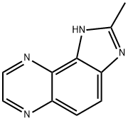 1H-Imidazo[4,5-f]quinoxaline,2-methyl-(9CI) Struktur