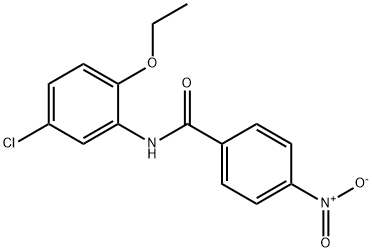 N-(5-chloro-2-ethoxyphenyl)-4-nitrobenzamide Struktur