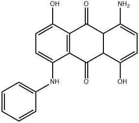 1-AMINO-4,8-DI-HO-5-PH-AMINO-4A,9A-2H-ANTHRAQUINONE(DISPERSE DYE C.I. 63300) Struktur