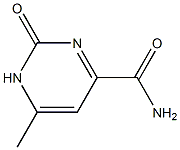 4-Pyrimidinecarboxamide,2-hydroxy-6-methyl-(7CI) Struktur