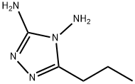 4H-1,2,4-Triazole-3,4-diamine,5-propyl-(9CI) Struktur