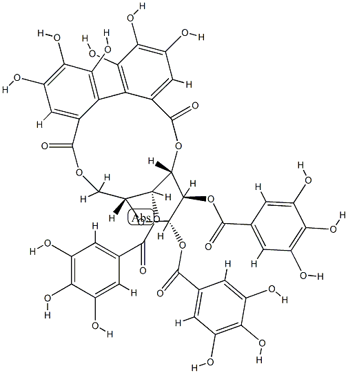 Punicafolin Struktur