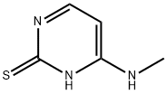 2(1H)-Pyrimidinethione, 4-(methylamino)- (6CI,9CI) Struktur