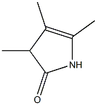 2H-Pyrrol-2-one,1,3-dihydro-3,4,5-trimethyl-(9CI) Struktur