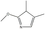 3H-Pyrrole,2-methoxy-3,4-dimethyl-(9CI) Struktur