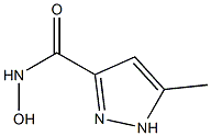 1H-Pyrazole-3-carboxamide,N-hydroxy-5-methyl-(9CI) Struktur