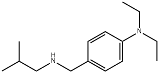 N,N-diethyl-4-{[(2-methylpropyl)amino]methyl}aniline Struktur