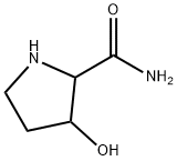 2-Pyrrolidinecarboxamide,3-hydroxy-(7CI,9CI) Struktur