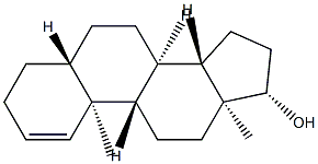 (5S,8S,9S,10S,13S,14S,17S)-10,13-dimethyl-4,5,6,7,8,9,11,12,14,15,16,1 7-dodecahydro-3H-cyclopenta[a]phenanthren-17-ol Struktur