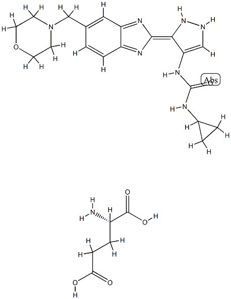 AT 9283, L-GlutaMic acid salt Struktur