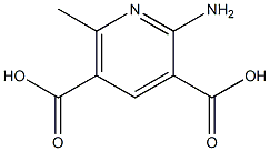 3,5-Pyridinedicarboxylicacid,2-amino-6-methyl-(7CI) Struktur