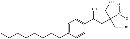 3-(hydroxymethyl)-3-nitro-1-(4-octylphenyl)-Ben Struktur