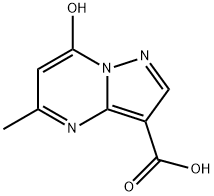 7-hydroxy-5-methylpyrazolo[1,5-a]pyrimidine-3-carboxylic acid(SALTDATA: FREE) Struktur