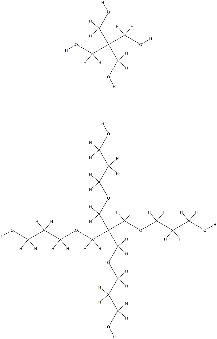 PENTAERYTHRITOL PROPOXYLATE Struktur