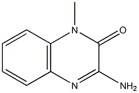 2(1H)-Quinoxalinone,3-amino-1-methyl-(6CI,7CI) Struktur