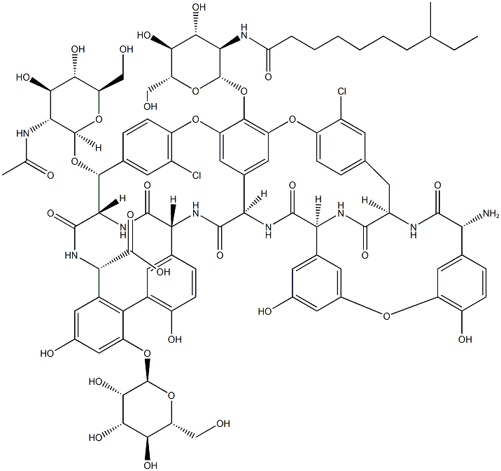 Teicoplanin A2-4 Struktur