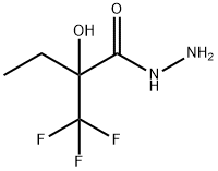 Butanoic acid, 2-hydroxy-2-(trifluoroMethyl)-, hydrazide Struktur