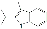 1H-Indole,3-methyl-2-(1-methylethyl)-(9CI) Struktur